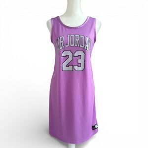 Air Jordan 23 Mesh Jersey Dress Purple Sleeveless Girls XL 13-15Y / Womens XS S
